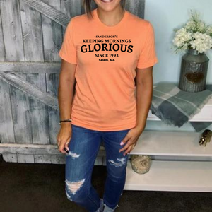 "Sanderson's Keeping Mornings Glorious" T-Shirt