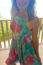 Load image into Gallery viewer, Smocked Tie Dye Halter Dress
