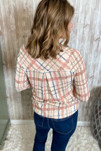 Spring Plaid Top