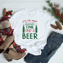 Load image into Gallery viewer, &quot;It&#39;s the most wonderful time for a beer&quot; T-Shirt
