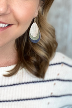 Load image into Gallery viewer, Triple Layer Cork Earrings

