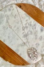 Load image into Gallery viewer, Tropical Leaf Pendant Necklace
