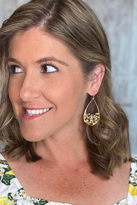 Tropical Teardrop Earrings