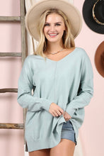 Load image into Gallery viewer, V-Neck Oversized Sweater
