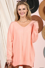 Load image into Gallery viewer, V-Neck Oversized Sweater
