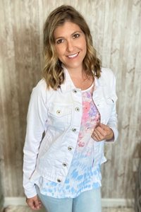 White Denim Jacket
