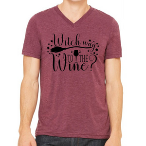 "Witch Way To The Wine?" Tee