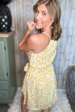 Load image into Gallery viewer, Zesty Lemon Print Smocked Waist Dress

