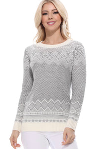 Fair Isle Snowflake Sweater