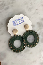 Load image into Gallery viewer, Suede Wrapped Hoop Earrings
