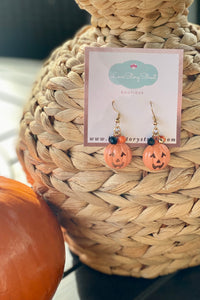 Playful Pumpkin Earrings