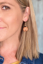 Load image into Gallery viewer, Playful Pumpkin Earrings
