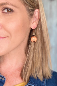 Playful Pumpkin Earrings
